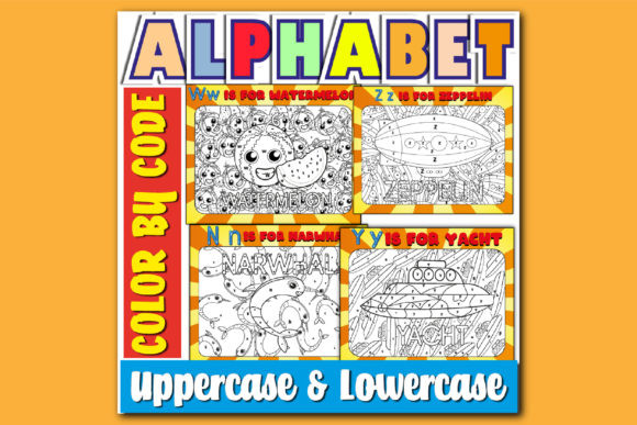 Download Alphabet Color by Code, Color by Letter - Color by letter Collection