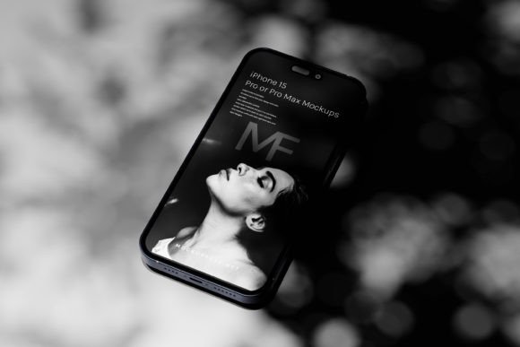 Download IPhone 15 Dark Moody Mockups - Iphone 15 Collection