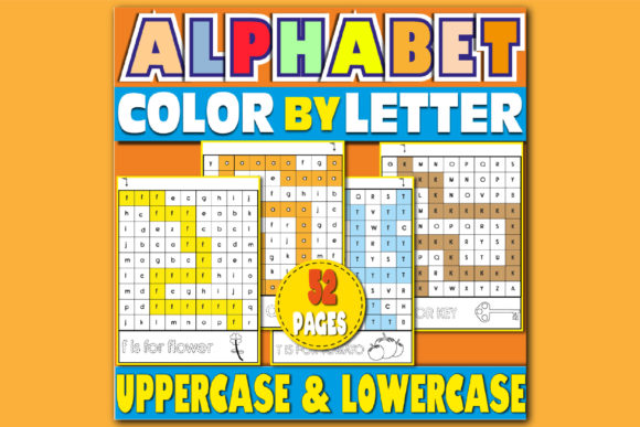 Download Alphabet Maze Worksheets Color by Letter - Premium Resources