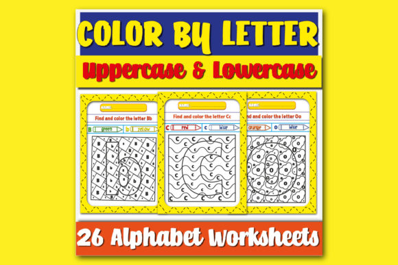 Download Color by Letter Uppercase &amp; Lowercase - Premium Resources